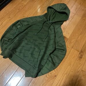 Bebe Unisex Green Hoodie